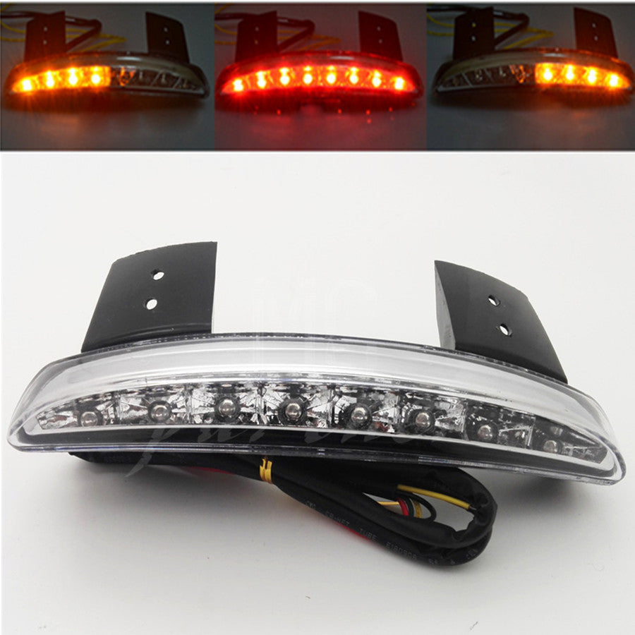 New Clear Fender Edge LED Tail Brake Light With Turn Signal for Harley XL883N Q