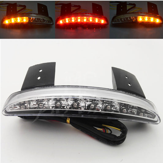 New Clear Fender Edge LED Tail Brake Light With Turn Signal for Harley XL883N Q