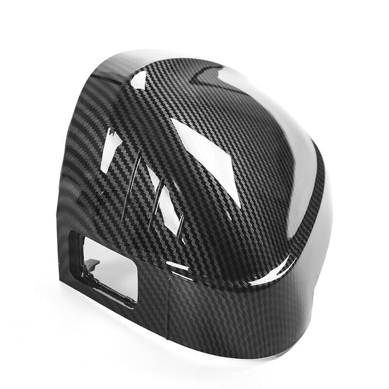 Carbon fiber style mirror cover with lane assist for Audi for A4 , B9, S4, for A5 , S5, RS5 2016+
