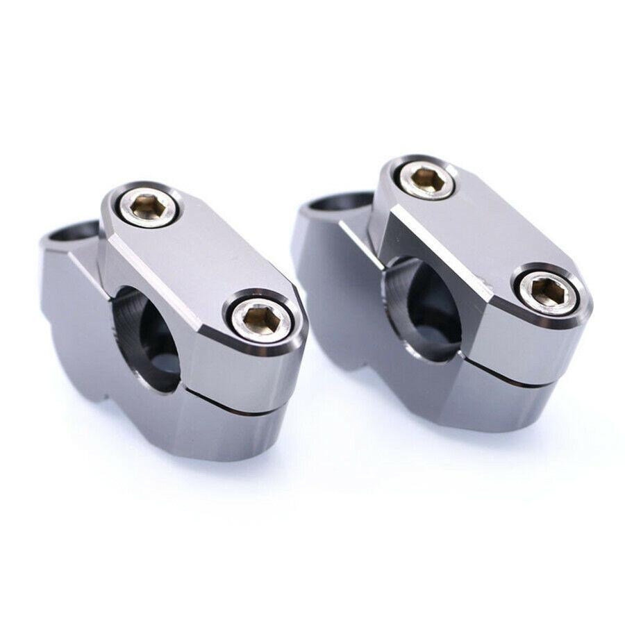 7/8 inch motorcycle handlebar post stand heightening handlebar extension mount 2-piece titanium n