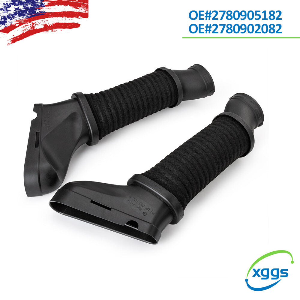 2x 2780905182 Air Purifier Intake Hose for Mercedes-Benz E550, CLS550, E63, and AMG (LH & Right Handle) Q