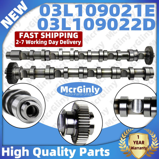 Intake and exhaust camshafts 03L109021E are suitable for Golf for Tiguan , for Audi A4, A5, and Q5 seats in a 2.0T engine. n