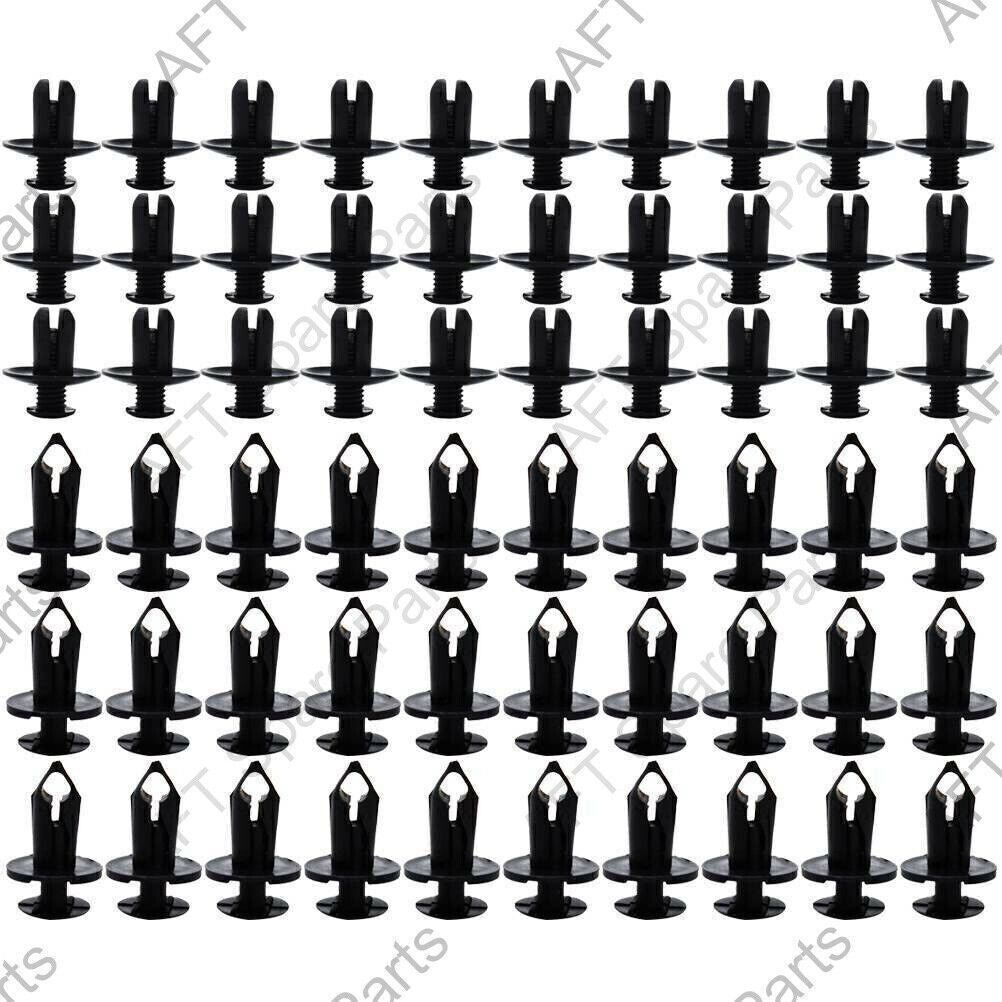 190pcs Universal Car Push Pin Rivet Trim Clip Kit Auto Fastener Plastic Fastener