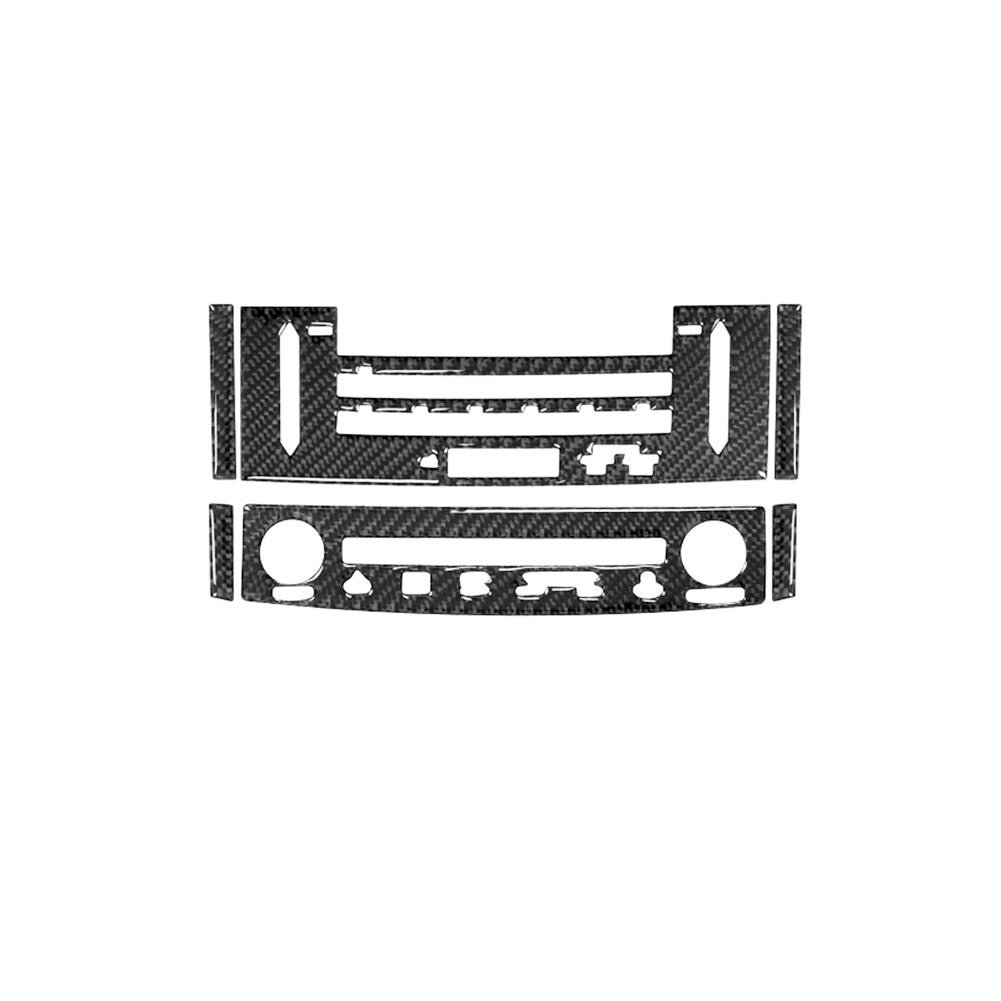 Red Carbon Fiber Center Control Decorative Trim For 86 for Subaru BRZ 2016-20 v