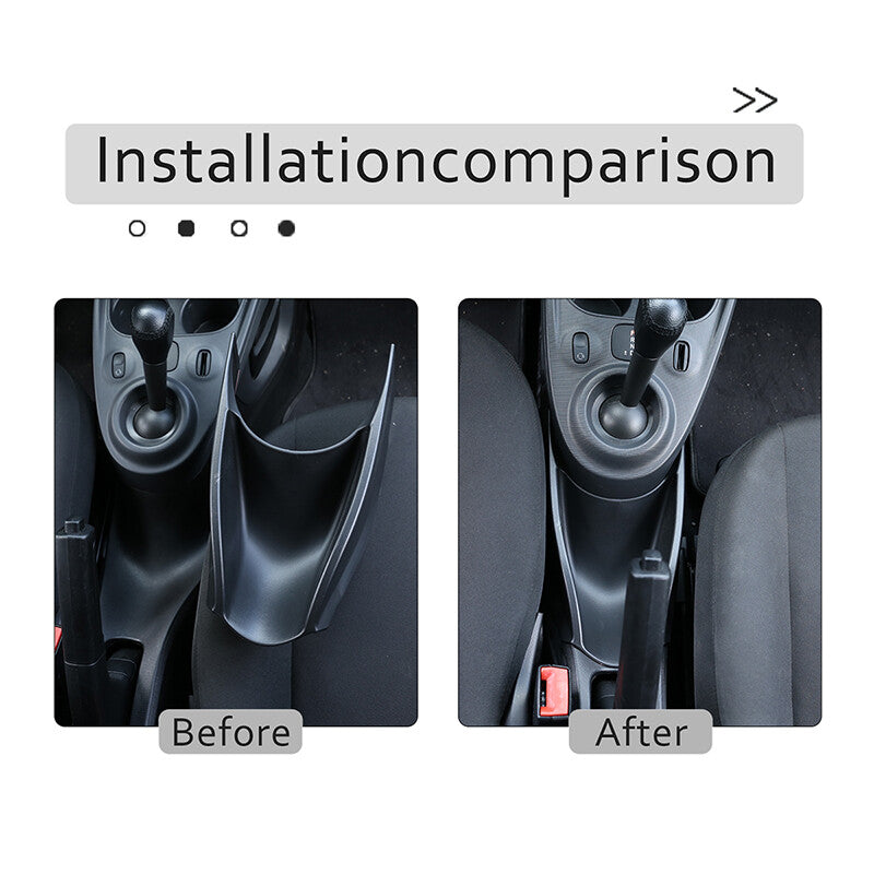 Center handbrake storage box tray suitable for Smart Fortwo 15-19- n
