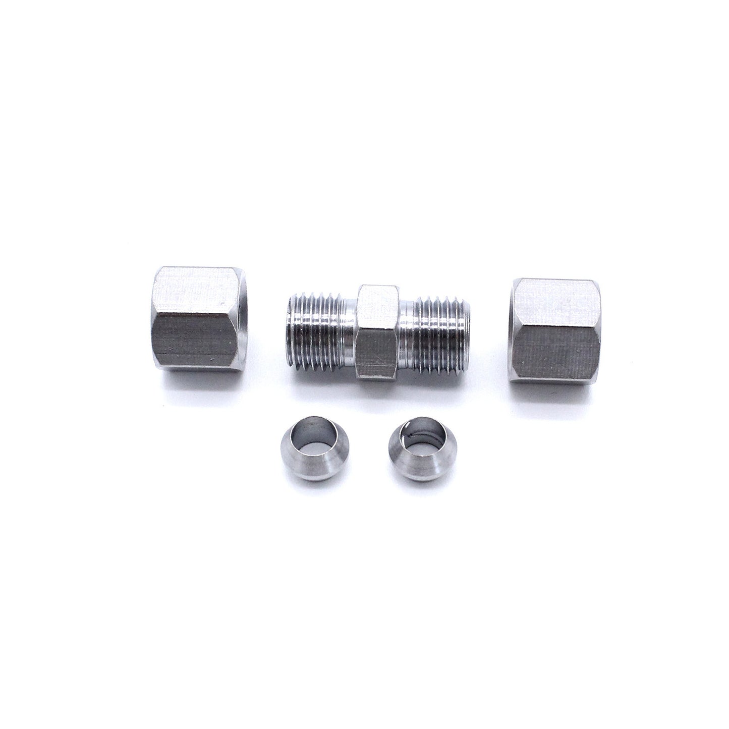Brake Line Fitting for Brake Pipe 4 without Flanging Connectors 75mm 10pcs