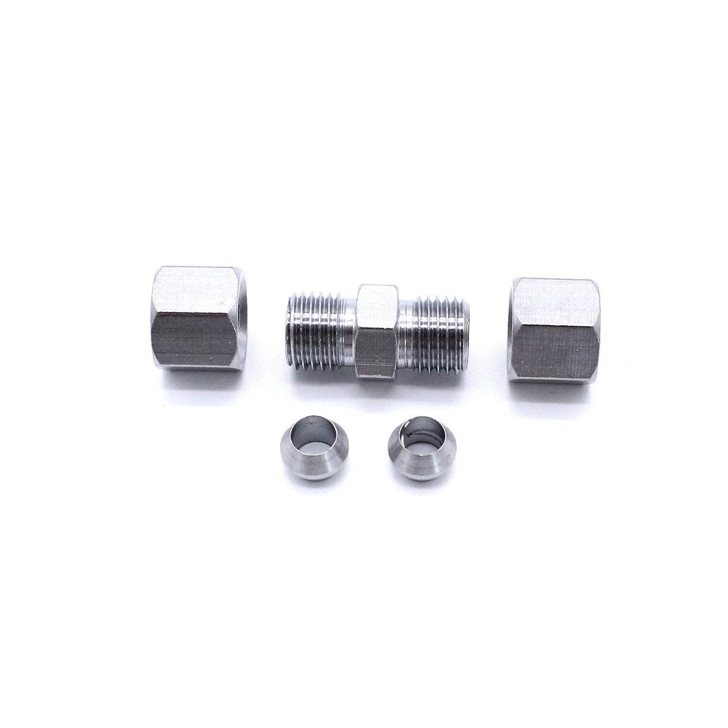 Brake Line Fitting for Brake Pipe 4 without Flanging Connectors 75mm 10pcs