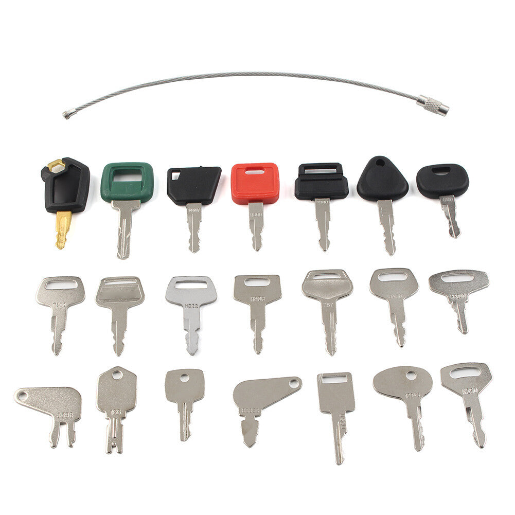 21 Heavy Equipment Construction Ignition Key Set for Komatsu