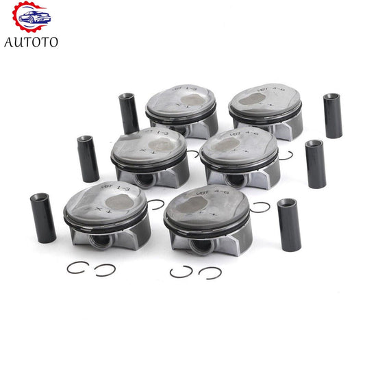 6x STD Pistons Rings Set For ¦µ96mm for Porsche Macan for Panamera S 4S 95B 970 Macan 95B