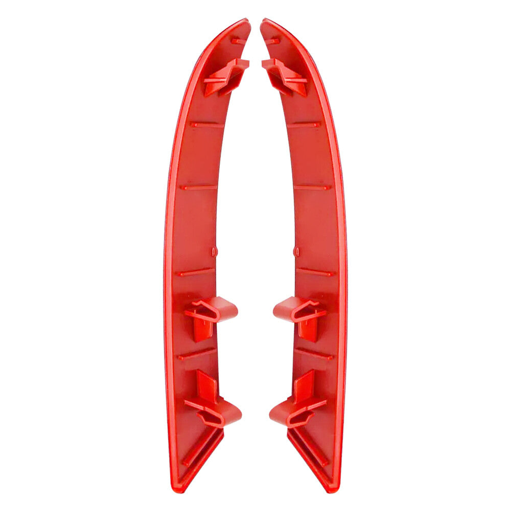Pair Rear Bumper Reflector Red Plastic For 2018-2021 X3 G01 G08 Left+Right Side Q