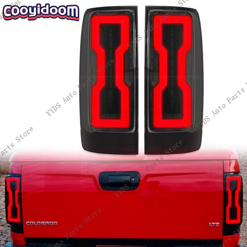 LHRH for Holden Colorado RG 2012 - 2020 Smoked LED Tail Light Rear Lamp Lights