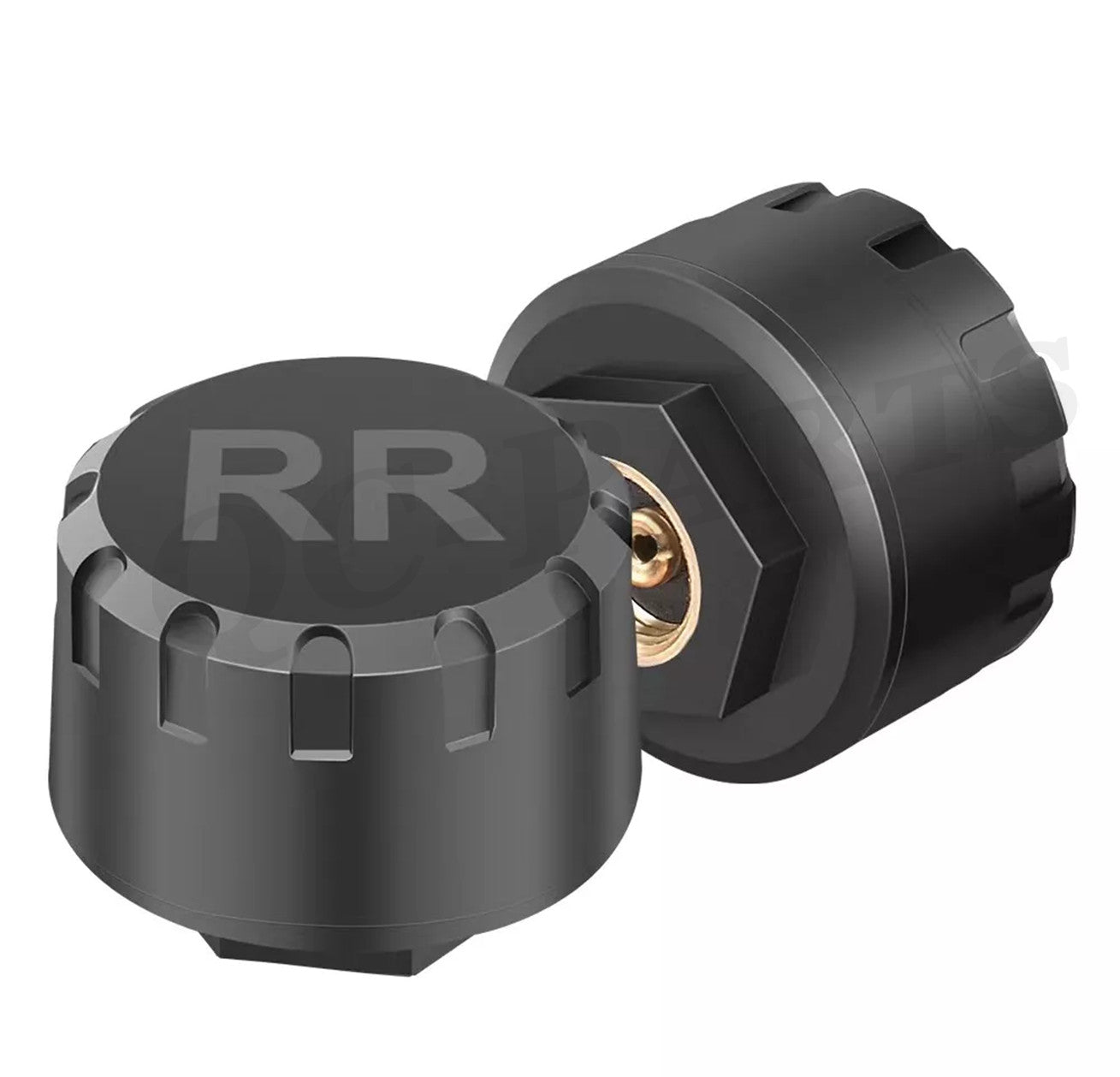 2-pack Bluetooth 4/5.0 Motorcycle Tire Pressure Sensor TPMS Monitoring System