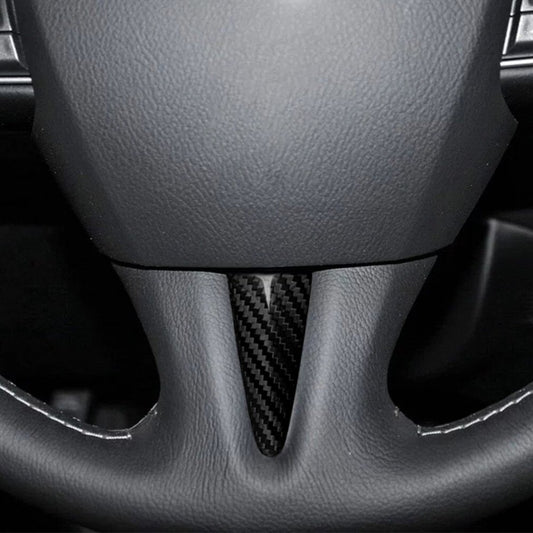 Genuine carbon fiber steering wheel center cap trim for Infiniti Q50 Q60