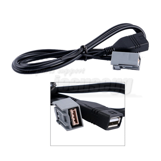 90cm Interface USB Female Cable AUX Adapter for Honda for Accord for CR-V for Civic Odyssey