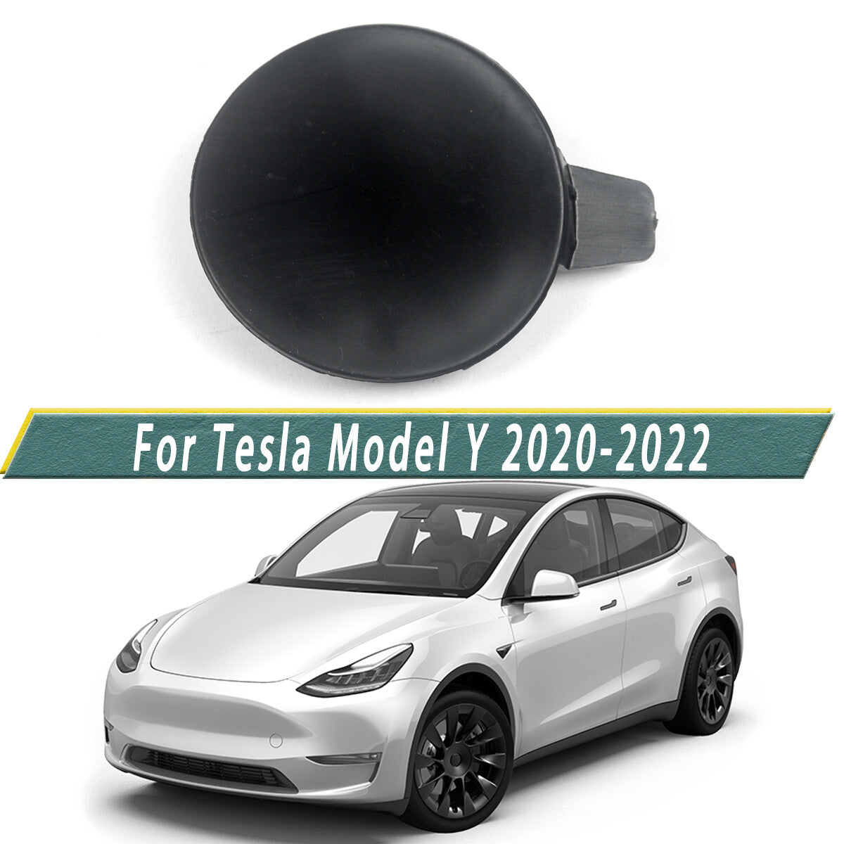 Applicable to 2020-2022 for Model Y front bumper tow hook cover 1493746-00-A- n
