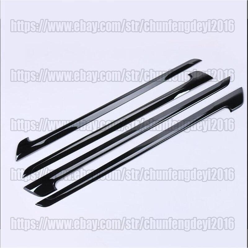 for Honda CRV CR-V 2017-2021 4pcs Inner Door Panel Strip Trim Black Wood Grain