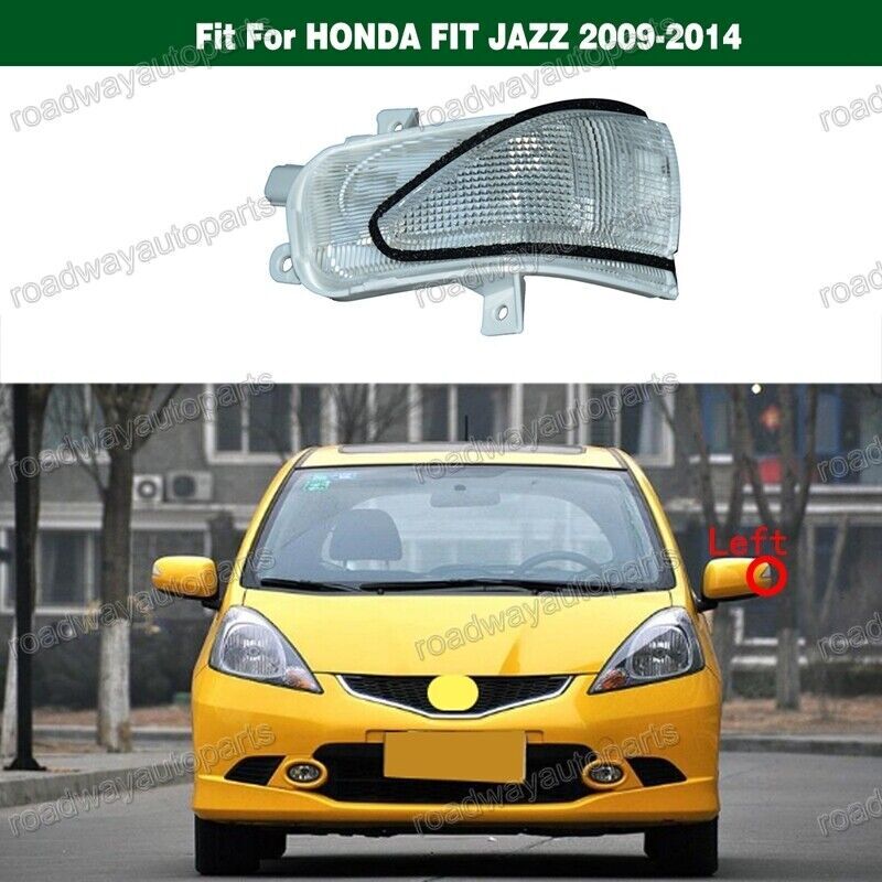 Left Side LED Mirror Turn Signal Indicator Light for HONDA FIT JAZZ 2009-2014