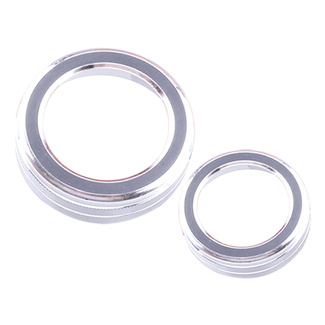 3xSilver Aluminum AC Switch Knob Trim Ring Cover Assy Fit for Honda CR-V 2017-20
