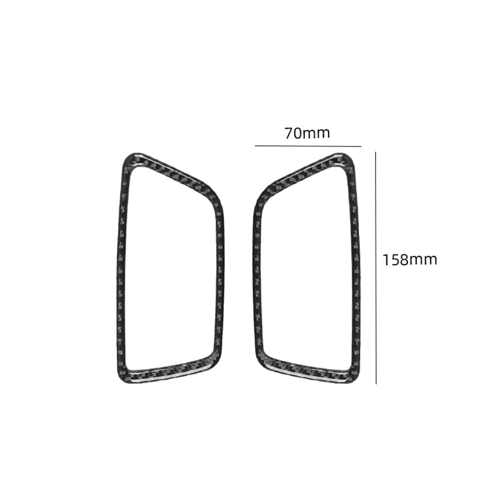 for Lexus IS250 350 2006-2012 Red Carbon Fiber Steering Wheel Trim Cover Type B v