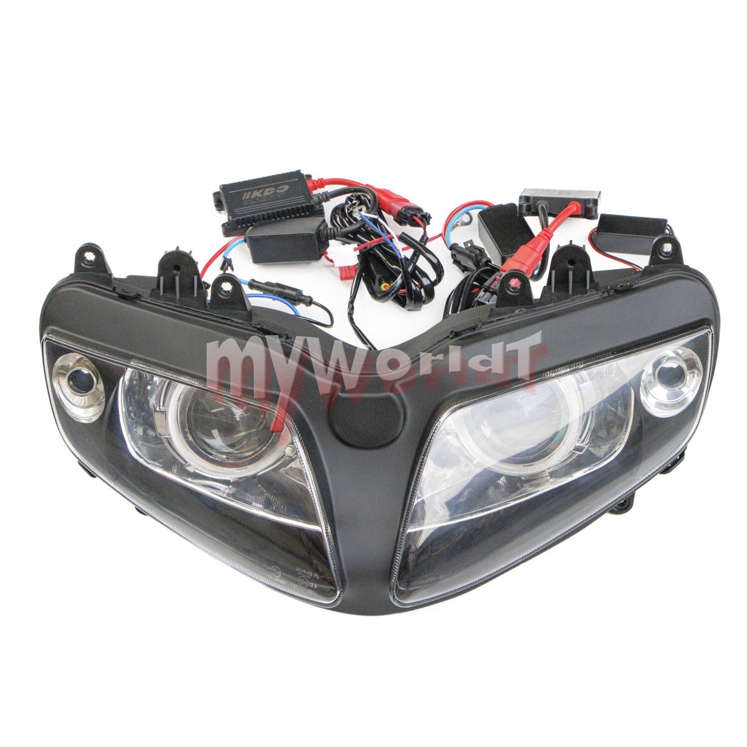 Motorcycle HID Projector Headlight Assembly Fit For SV650S SV1000S 2003-2012