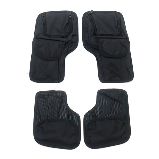 Motorcycle Black Hard Bags Saddlebag Lid Organizer for Harley Touring 1993-2013 Q