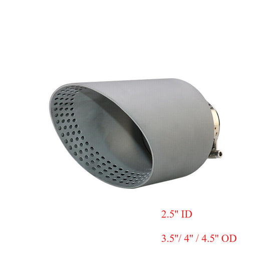 Titanium Surface Universal 2.5 ID 4.5 OD Exhaust End Tips Exhaust Tip Clamp