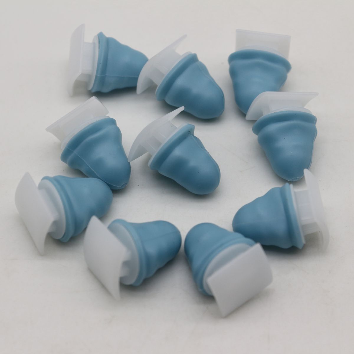 10Pcs Door Trim Clips with Blue Rubber Grommet for VW  for Audi Q3 Q5 8R0853909A