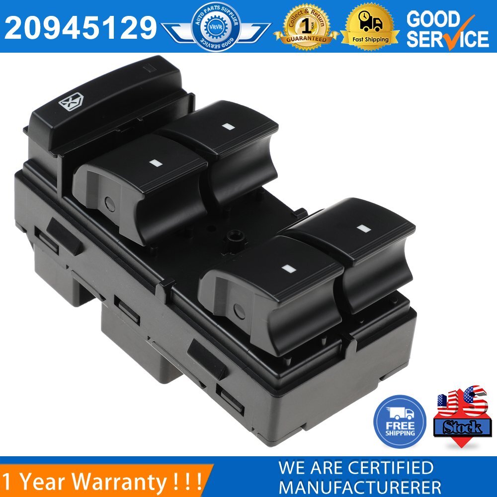 For 07-14 for Chevrolet Silverado for GMC for Sierra Master power window switch driver side