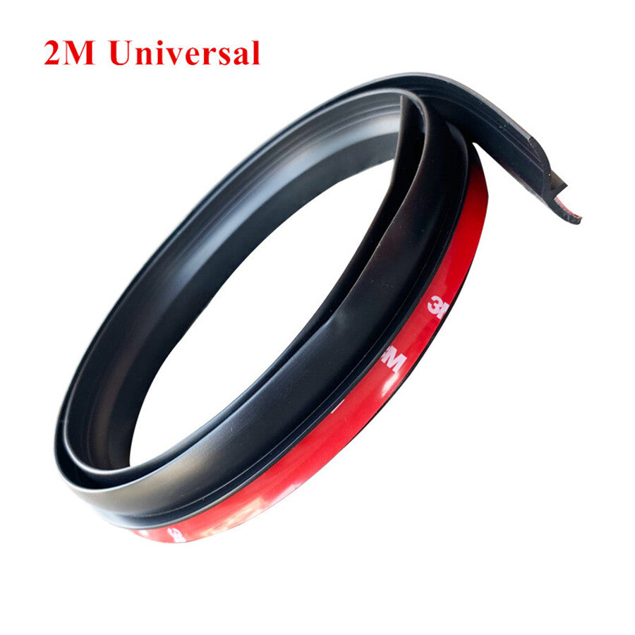 2M Hatch Trunk Top Edge Seal Black Rubber Strip Universal for SUV /MPV/Hatchback