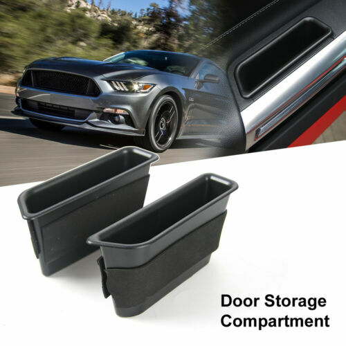 2pcs Interior Door Handle Storage Box Cover  for ford  for Mustang 2015+ Accessories Q