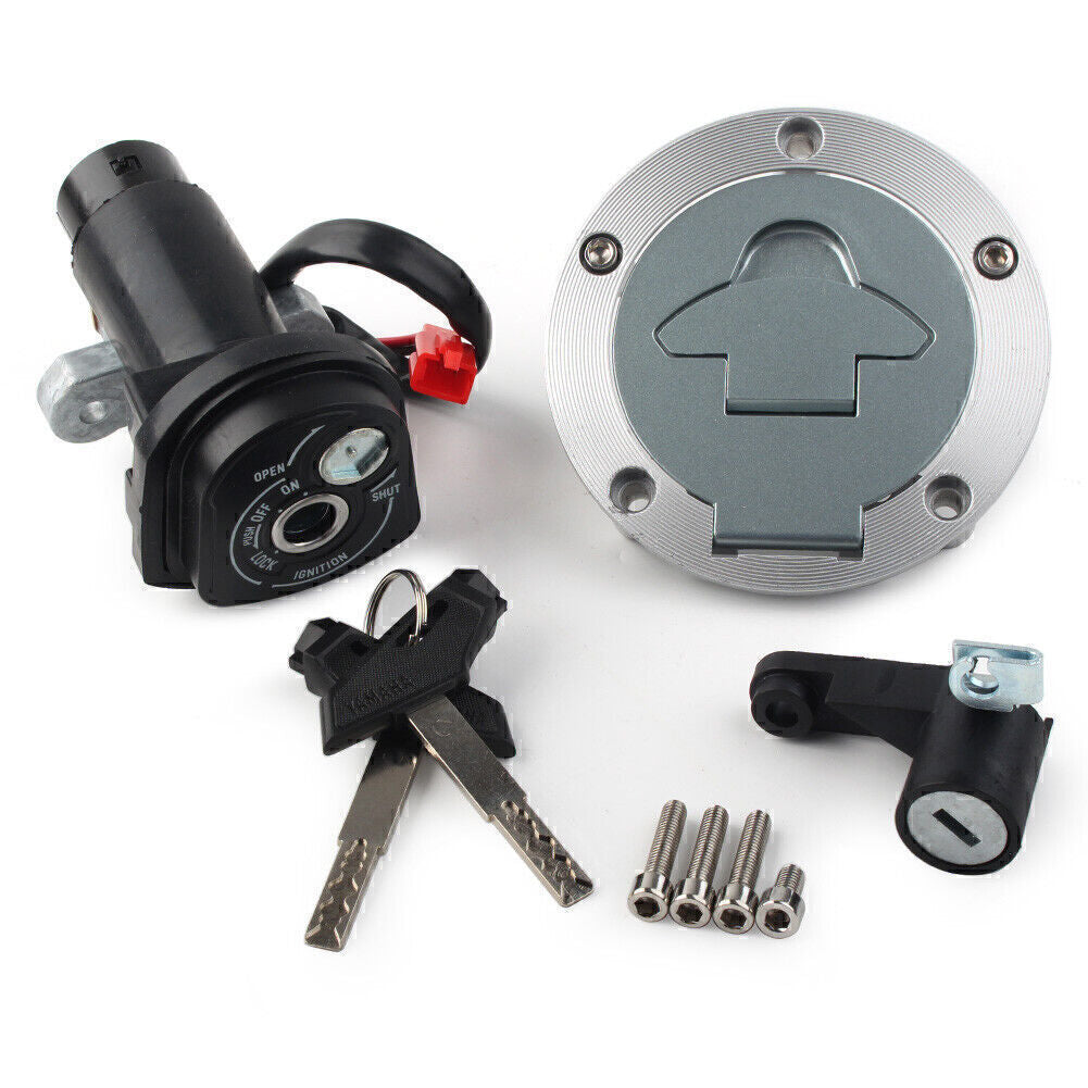 for Yamaha R15 MT15 Ignition Key Switch for Seat Lock Fuel Tank Gas Cap Cover Set Q