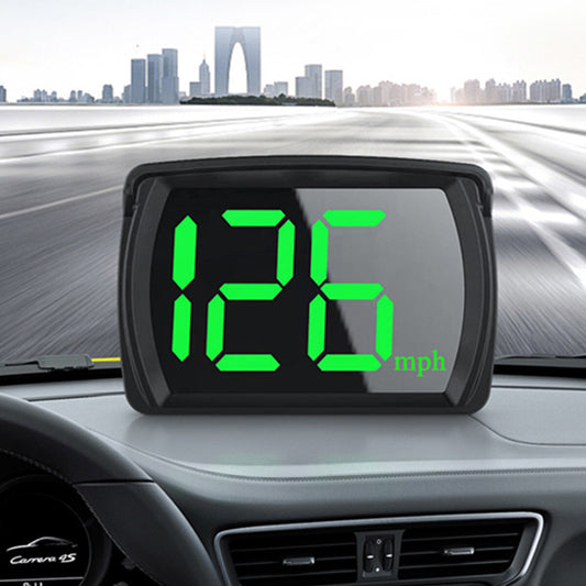 Car Accessories GPS Speedometer HUD Head Up Display MPH HD LED Display USB Cable Q