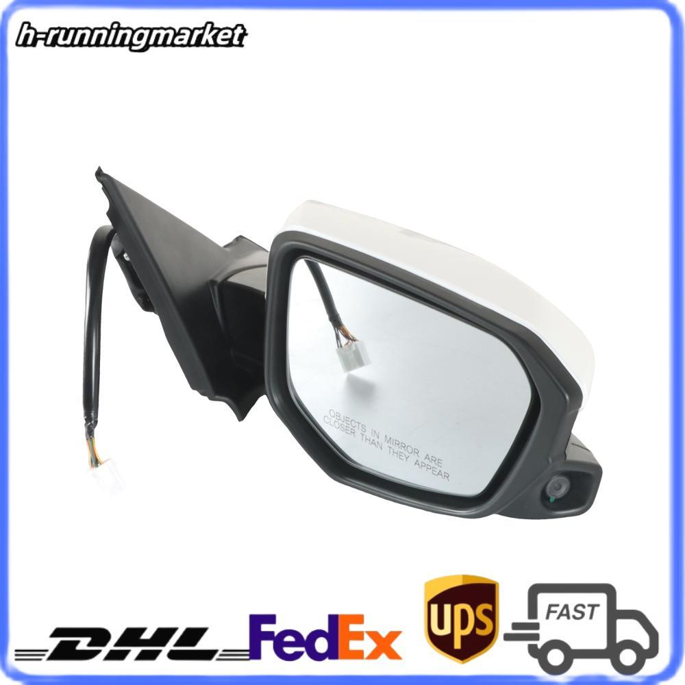 Side Mirror for Honda for Civic 2016-2021 White Right/Passenger W/ Camera HO1327107