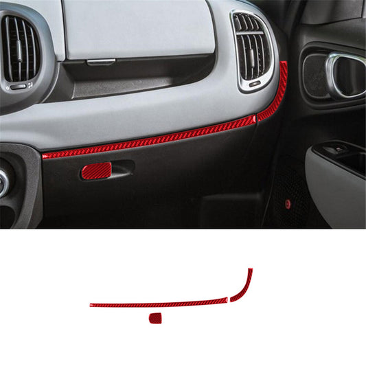 6Pcs Carbon Fiber Center Control Panel Trim Cover for Camry 2012-2014 B v