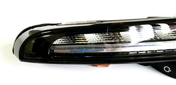 2x clear Switchback LED Daytime Running Light Signal For 12-17 Macan v