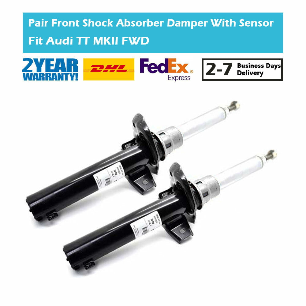 Pair Front Magnetic Ride Shock Absorber Fit for Audi TT (8J9)2.0 TFSI 2007-2014