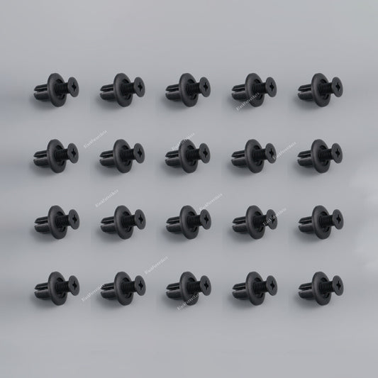 20x Front Bumper Fender Body Mouldings Clips Rivet Retainer for Hyundai for Mazda