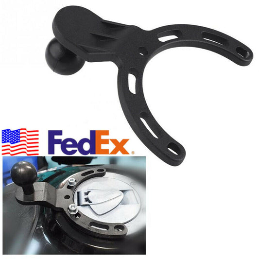Motorcycle Bike Adjustable Tank Mount Bracket Hoder Kit Aluminum Alloy US Stock Q