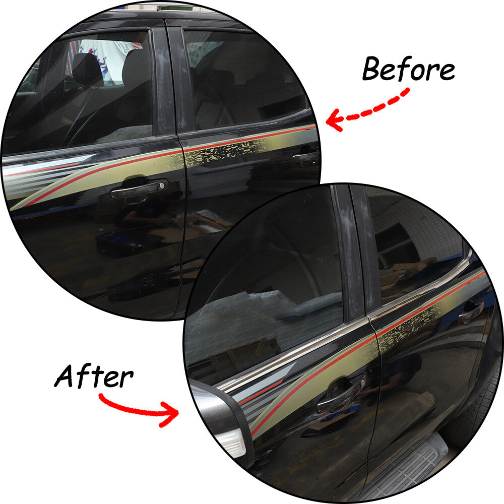 4-piece stainless steel chrome door and window sill trim for Ranger 2019 - 2022 n