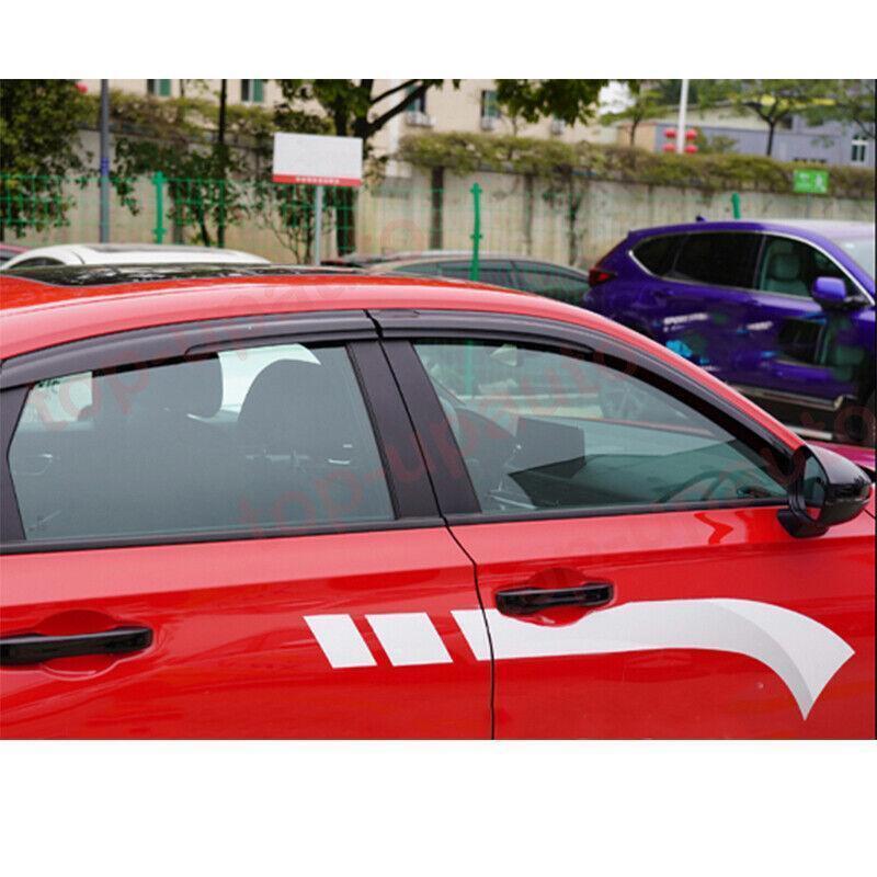 for Acura Integra 2023-2024 black Window Wind Visors Rain Guard Vent Deflectors