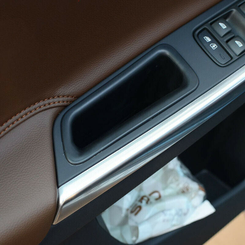 4P for volvo XC60 2014-2017 Interior Door Handle Armrest Storage Box Container Q