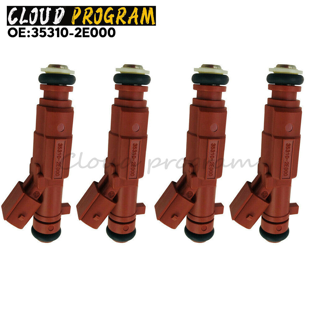 Brand 35310-2E000 Fuel Injector for Hyundai for Elantra for Kia 1.8L L4 2011-2014 4PC v