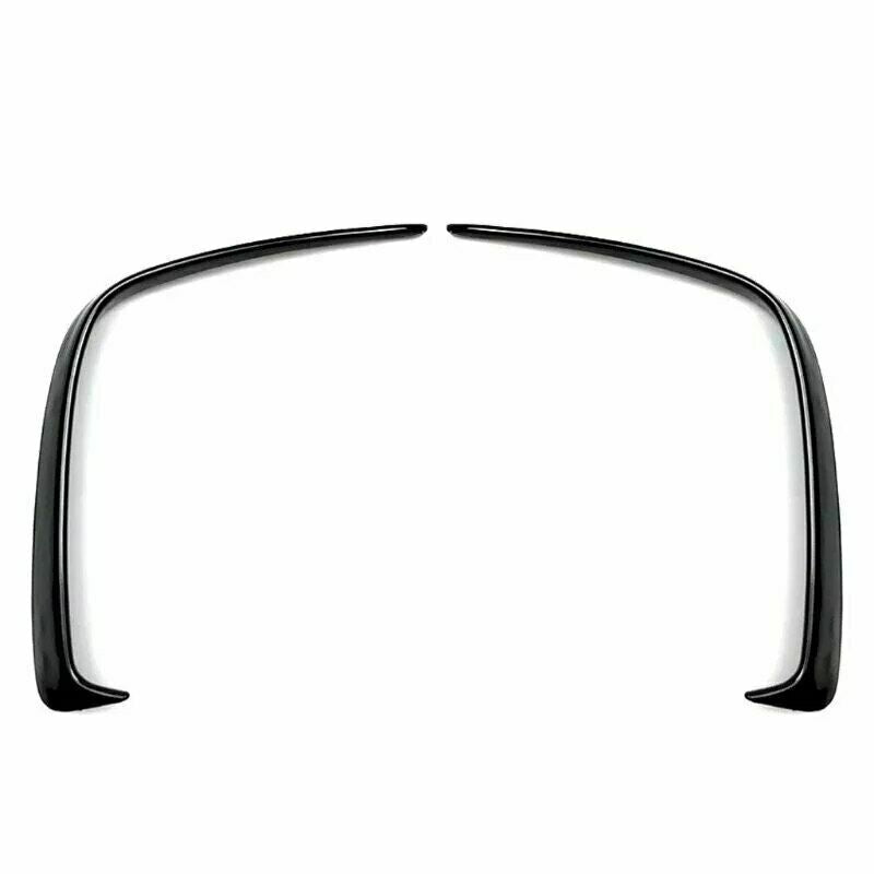 for Benz W176 A200 Hatchback Sport 2014-2018 Pair Black Rear Bumper Canard Vents