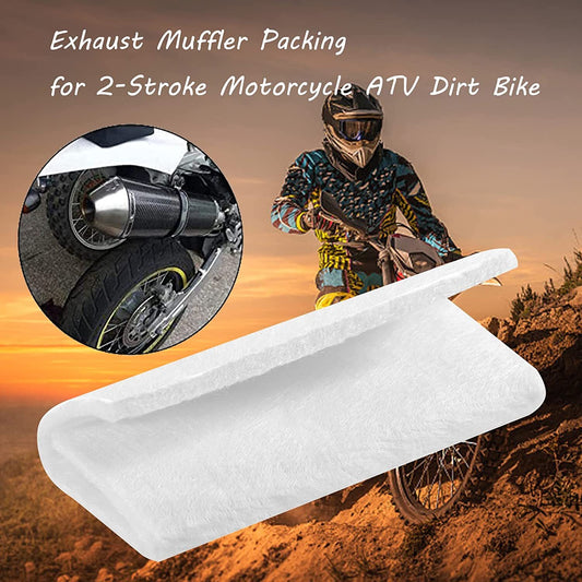 Muffler pad exhaust muffler suitable for motorcycles and all-terrain vehicles exhaust pipe packaging muffler