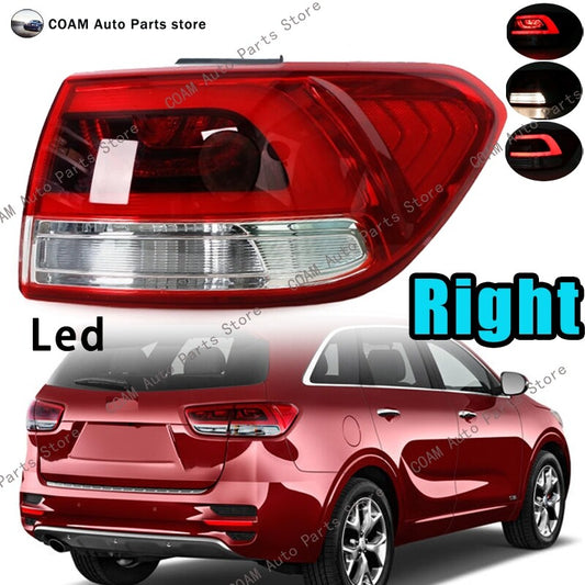 for Kia Sorento L 2015-2018 RH Outer LED Tail Light Brake Stop Parking Assembly