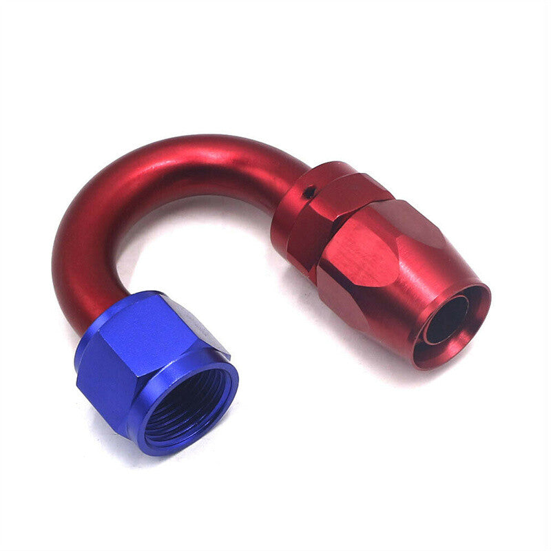 2pcs AN10 10AN 180¡ã Swivel Hose End Fitting Adapter for Braided CPE Fuel Line