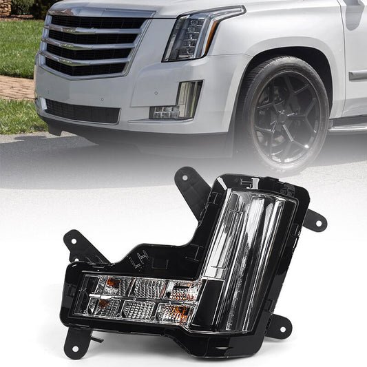 For 2015-2020 for Cadillac for Escalade w/o Crash Brake LED Bumper Fog Light Lamp Driver