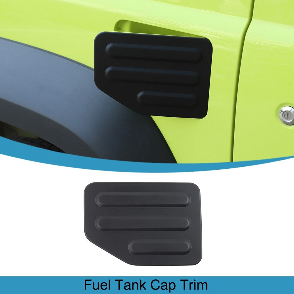 Fuel Filler Tank Cap Oil Gas Cover Trim for Suzuki for Jimny 2019-2023 Matte Black