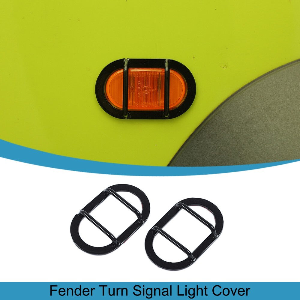 Side Fender Turn Signal Light Lamp Cover for Suzuki for Jimny 2019-2023 Iron Black