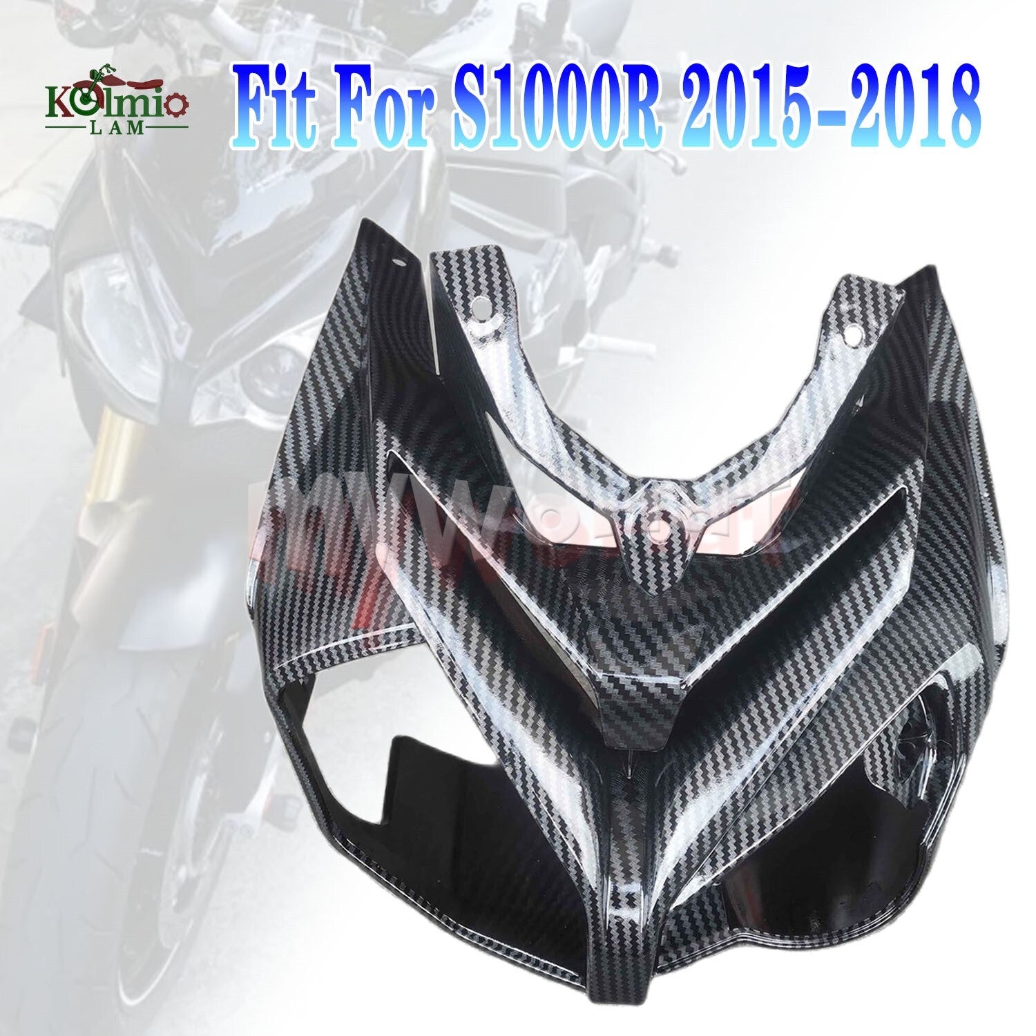 Fit for BMW S1000R 2014-2019 Motorcycle Upper Front Fairing Cowl Nose